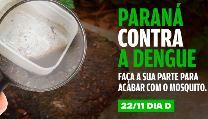  Mobilização: Paraná lança nova campanha de combate à dengue